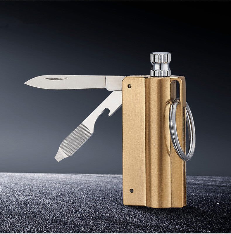 10000 Times Match With Knife Outdoor Waterproof Multi-functional Key Ring Lighter 10000 Times Match With Knife Outdoor Waterproof Multi-functional Key Ring Lighter